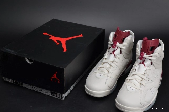 Kick Theory Maroon Jordan 6 Retro Air 384664-116 white 0806
